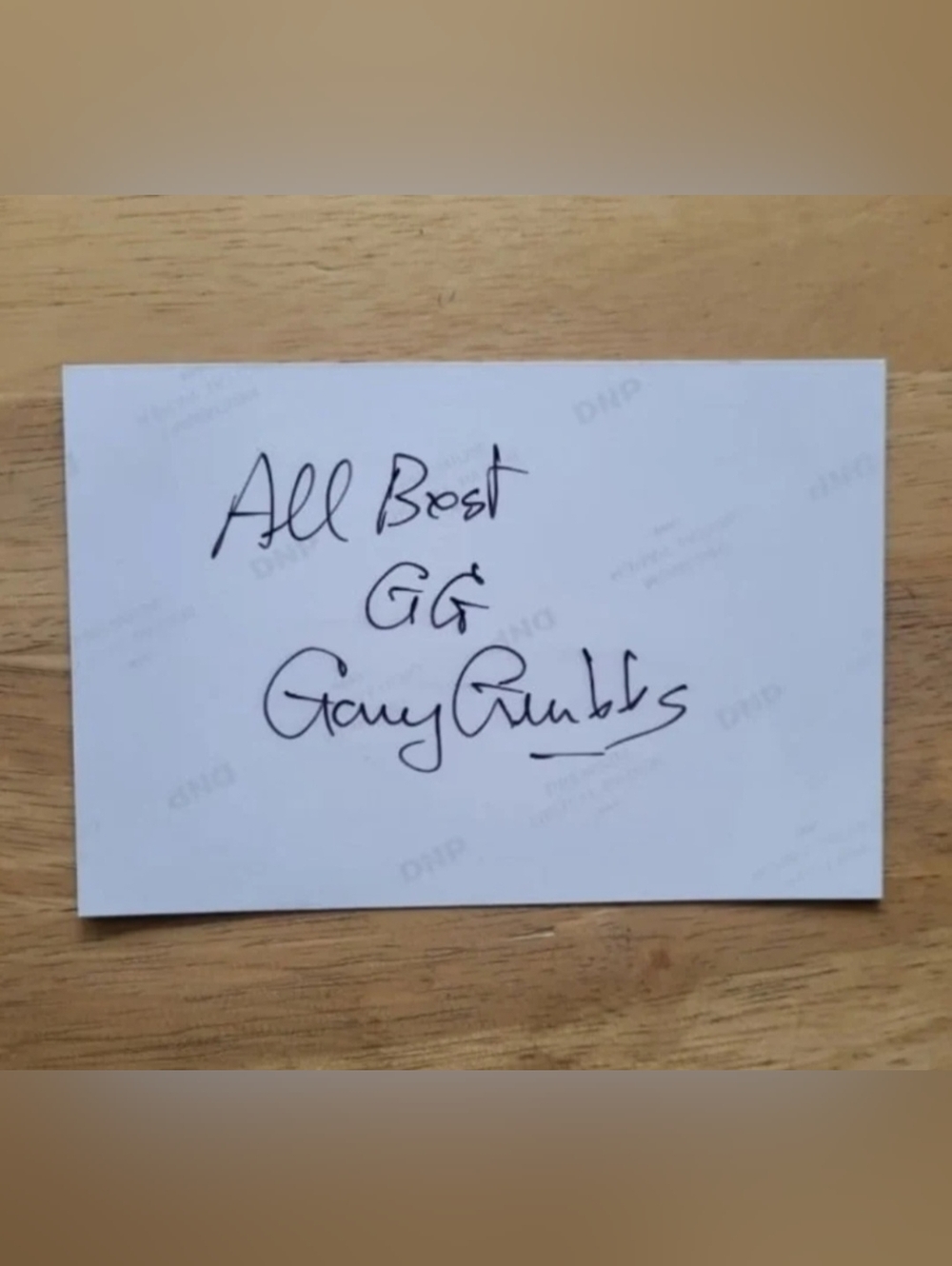 Gary Grubbs Mash Hand Signed 4x6 Photo Autograph